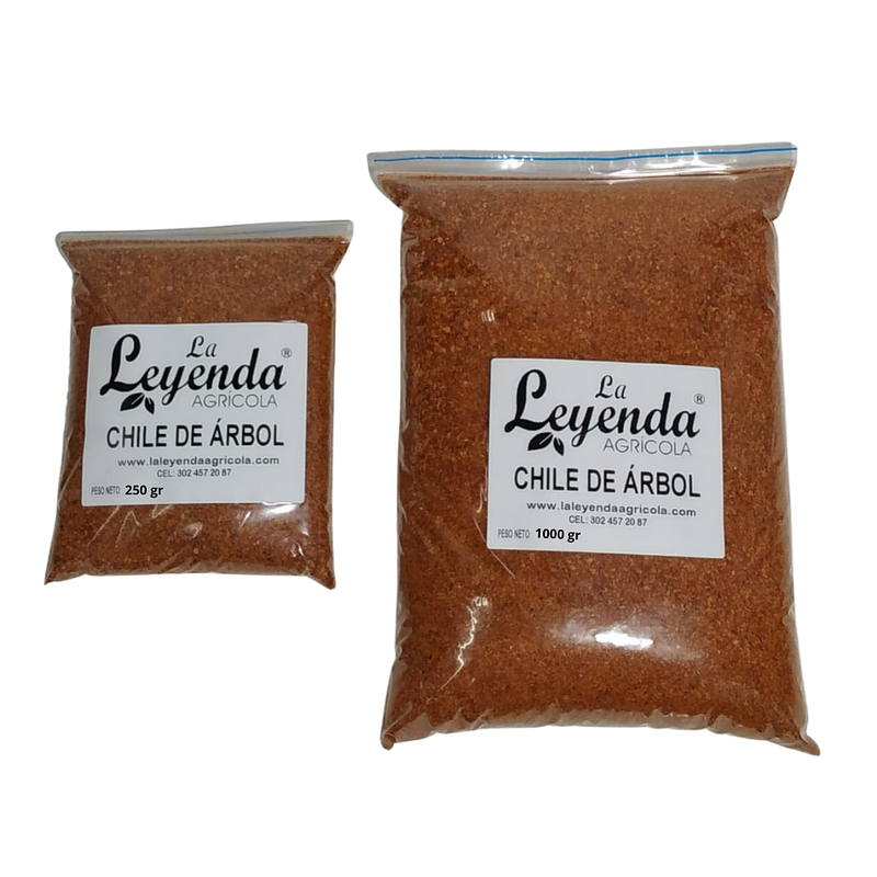 Chile De Árbol Seco Molido